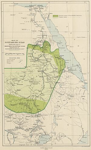 MILNER(1894) MAP OF EGYPT AND THE SUDAN