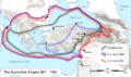 Map of the Byzantine Empire (867-1081)