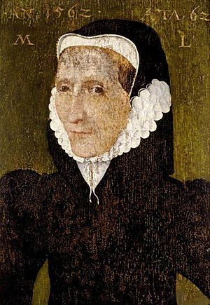 MargaretWyndhamLuttrell Died1580 DunsterCastle Somerset