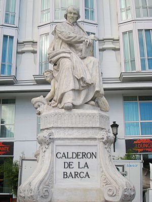 Monument to Pedro Calderón de la Barca, Plaza de Santa Ana, Madrid