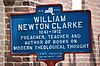 New York State historic marker – William Newton Clarke.JPG