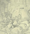 P.95 from St John Hope's 1914 edition of the Beauchamp Pageant, c.1485 (detail)