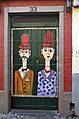 Painted door (Pair). Funchal, Madeira