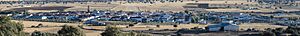 Panoramic view of Los Blazquez, Cordoba (Spain)