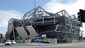 Perth Arena construction Feb 2011