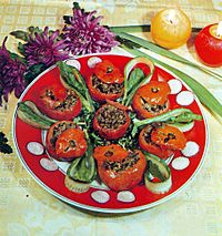 Pomidor dolması Azerbaijani cuisine