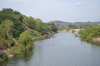 Río de Acaponeta visto desde el puente del ferrocarril.JPG