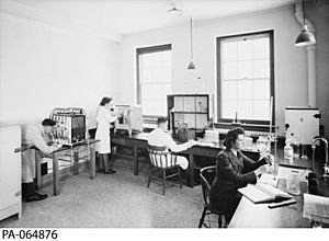 RCAF Guelph Nutritional Lab Interior