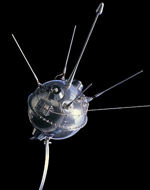 RIAN archive 510848 Interplanetary station Luna 1 - blacked