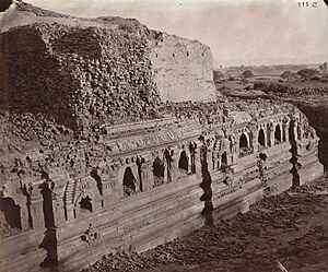 Rear View (2) of Baladitya Temple, Nalanda, by Joseph Beglar, 1872