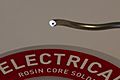 Rosin core electrical solder