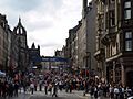 Royal Mile during Edinburgh Festival - geograph.org.uk - 950413