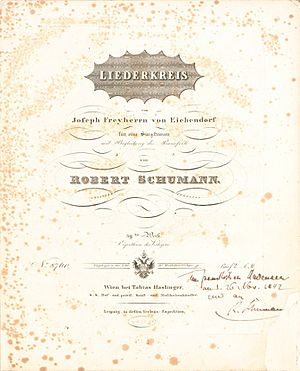 Schumann Liederkreis 1842