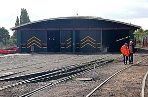 Severn Valley Railway - Kidderminster carriage shed - geograph.org.uk - 7300702