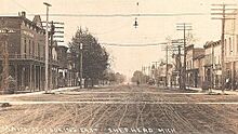 Shepherd, Michigan historic image (1911)