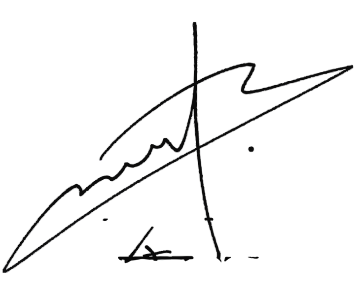 Signature of Balen Shah