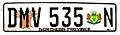South Africa Limpopo province 1995 license plate
