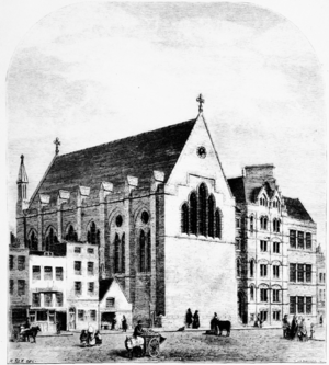 St Mary's Church, Charing Cross Road, 1869–74 (drawing)