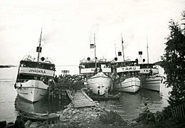 Steam ships in Finland 1936