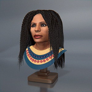 Steps of forensic facial reconstruction - Virtual Mummy - cogitas3d