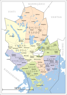 Subdivisions of Espoo-fi