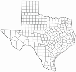 Location of Dawson, Texas
