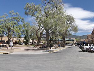 Taos Plaza, part of the Taos Downtown Historic District
