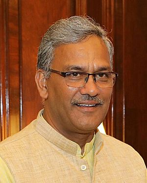 The Chief Minister of Uttarakhand, Shri Trivendra Singh Rawat.jpg