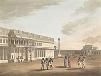 The Square And Entrance Into Tippoo's Palace, Bangalore.
