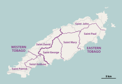 Location of Tobago