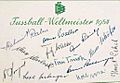 Weltmeister autograph 1954