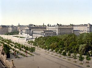 Wien Parlament um 1900