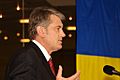 Wiktor Juschtschenko, Präsident der Ukraine, im Widenmoos