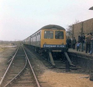 WyDFRAC charter at Fakenham 1979