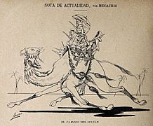 1893-11-25, Blanco y Negro, El camelo del sultán, Mecachis