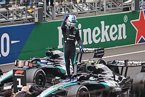 2026 Chinese GP - Mercedes - Kimi Antonelli - Post Race Celebration