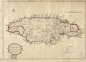 A New map of the island of Jamaica, from an actual survey. LOC 73691848