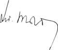 Aldo Moro signature