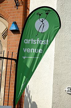 ArtsFest venue flag