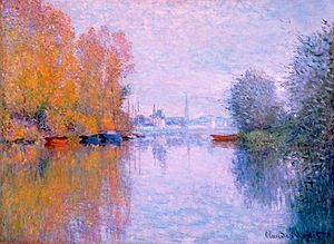 Autumn on the Seine, Argenteuil by Claude Monet, High Museum of Art