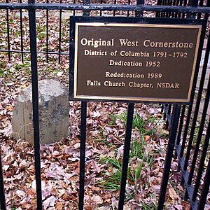 Boundary Stone (District of Columbia) West Stone