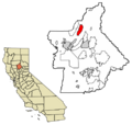 Butte County California Incorporated and Unincorporated areas Forest Ranch Highlighted 0624918
