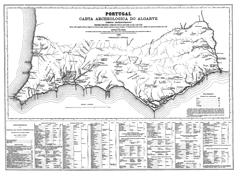 Carta Archeologica do Algarve 1878