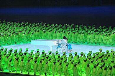 Chinese pianist Lang Lang the Opening Ceremony of the 2008 Olympic Games