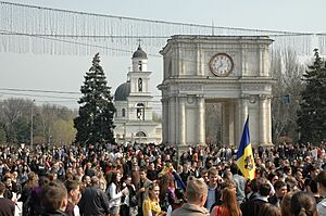 Chisinau riot 2009-04-07 23