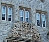 Coats of arms of Canada on Currie Hall Mackenzie Building Royal Military College of Canada