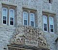 Coats of arms of Canada on Currie Hall Mackenzie Building Royal Military College of Canada