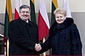 Dalia Grybauskaitė and Bronisław Komorowski 02 - 20110216