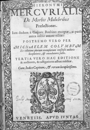 De morbis muliebribus praelactiones V00081 00000002
