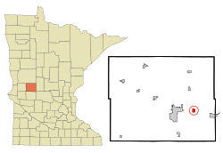 Location of Nelson, Minnesota
